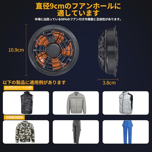 DEALGO 【2025業界最強43V/30000mAh】空調作業服 ファンバッテリー