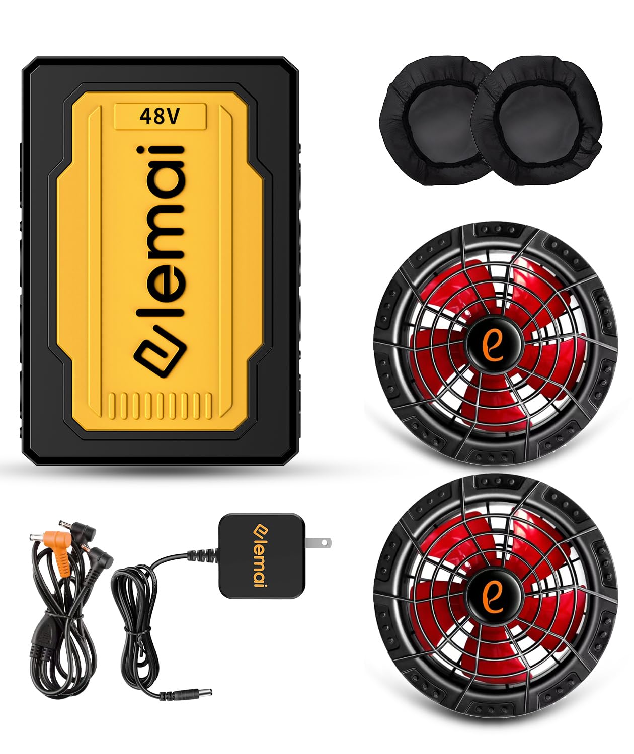 DEALGO 【2025業界最強43V/30000mAh】空調作業服 ファンバッテリー