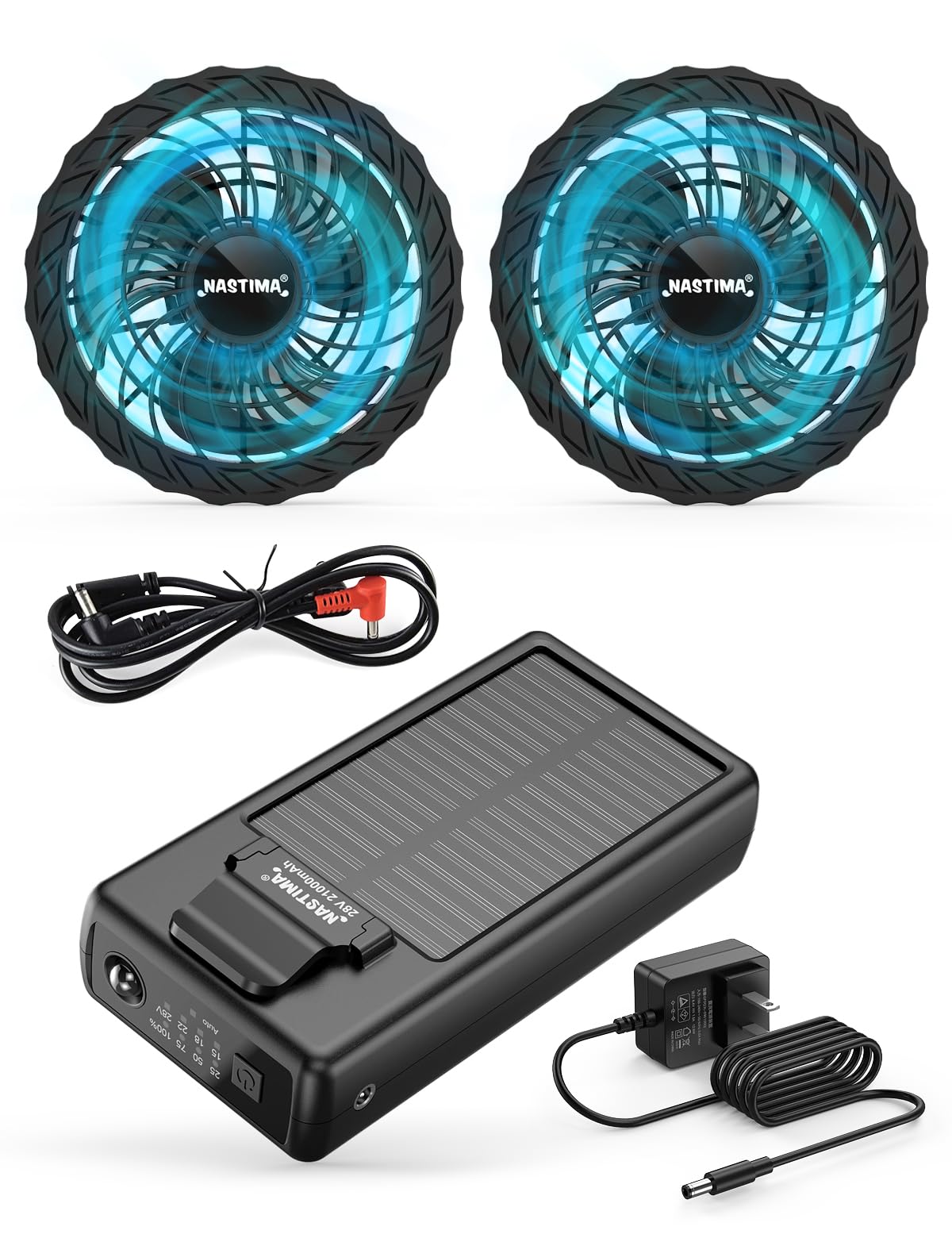 DEALGO 【2025業界最強43V/30000mAh】空調作業服 ファンバッテリー